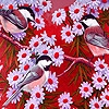 Jeu Spring flowers and sparrows puzzle en plein ecran