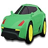 Jeu Superb green car coloring en plein ecran