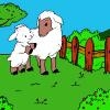 Jeu Sweet Sheep Coloring en plein ecran