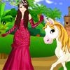 Jeu The princess with horse en plein ecran