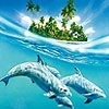 Jeu Three dolphins puzzle en plein ecran