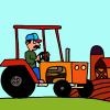 Jeu Tractor In The Farm en plein ecran