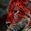 Jeu Wild red  tiger puzzle en plein ecran