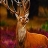 Brown deer on the forest puzzle
