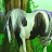 Horse in the garden slide puzzle