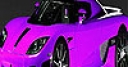 Jeu Fast purple car slide puzzle