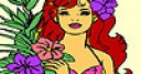 Jeu Florist girl coloring