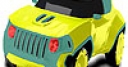 Jeu Green jeep coloring