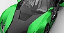 Jeu Green luxurious car puzzle