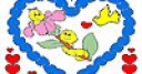 Jeu Hearts and caterpillars coloring