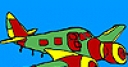 Jeu Jet airplane coloring