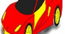 Jeu Red car coloring