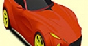 Jeu Red longer car coloring