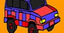 Jeu Red mountain jeep coloring