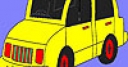 Jeu The old taxi coloring