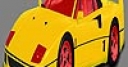 Jeu Yellow swift car coloring
