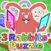 Jeu 3 Rabbits’ Puzzle en plein ecran