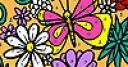 Jeu Assorted flowers garden coloring