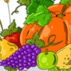 Jeu Autumn Harvest Coloring Page en plein ecran