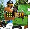 Jeu Bee Jigsaw : Horse Jumping en plein ecran