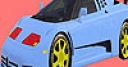 Jeu Best blue fabulous car coloring