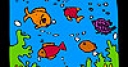 Jeu Big aquarium and colorful fishes coloring