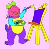 Jeu Big Dino Coloring en plein ecran