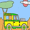 Jeu Big mountain jeep coloring en plein ecran