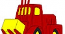 Jeu Big red tractor coloring