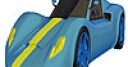 Jeu Blue combination car coloring