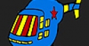 Jeu Blue hot helicopter coloring