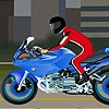 Jeu Blue Motorbike en plein ecran