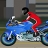 Blue Motorbike