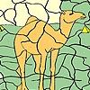 Jeu Camel in the desert coloring en plein ecran