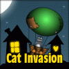 Jeu Cat Invasion en plein ecran