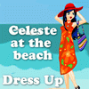 Jeu Celeste at the beach dress up en plein ecran