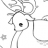 Christmas Deer Coloring