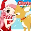Jeu Christmas Girl Loves Reindeer en plein ecran