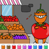 Jeu Color Games – Tom T-Rex the Tomato – DinoSawUs en plein ecran