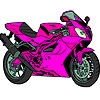 Jeu Color Motorcycle en plein ecran
