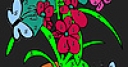 Jeu Colorful flowers in vase coloring