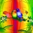 Colorful parrots family slide puzzle