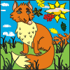 Jeu Fox Color – Free Coloring en plein ecran