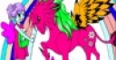 Jeu Coloring Sarah And Her Pony