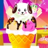 Jeu Cute Animal Ice Cream en plein ecran