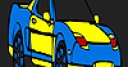 Jeu Dream Blue car coloring
