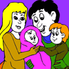 Jeu Family Coloring Book en plein ecran