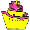Jeu Fast and big  ship coloring en plein ecran