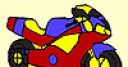 Jeu Fast city motorcycle coloring