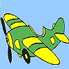 Jeu Fast firm airplane  coloring en plein ecran